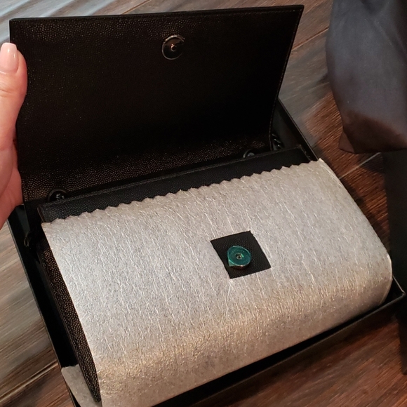 YSL Black Small Kate Bag with Matte Black Hardware - Picture 5 of 11